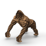 Gorilla 3D Wodden Puzzle |FSGRL| FATHERSON