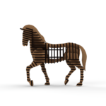Horse 3D Wodden Puzzle |FSHRS| FATHERSON